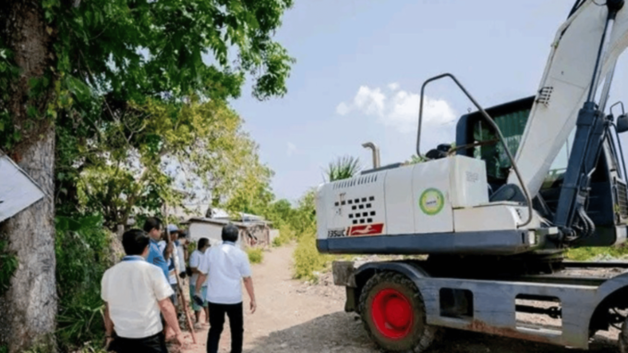Road improvement begins in Tayabas community — Genuine development or basic service long delayed?